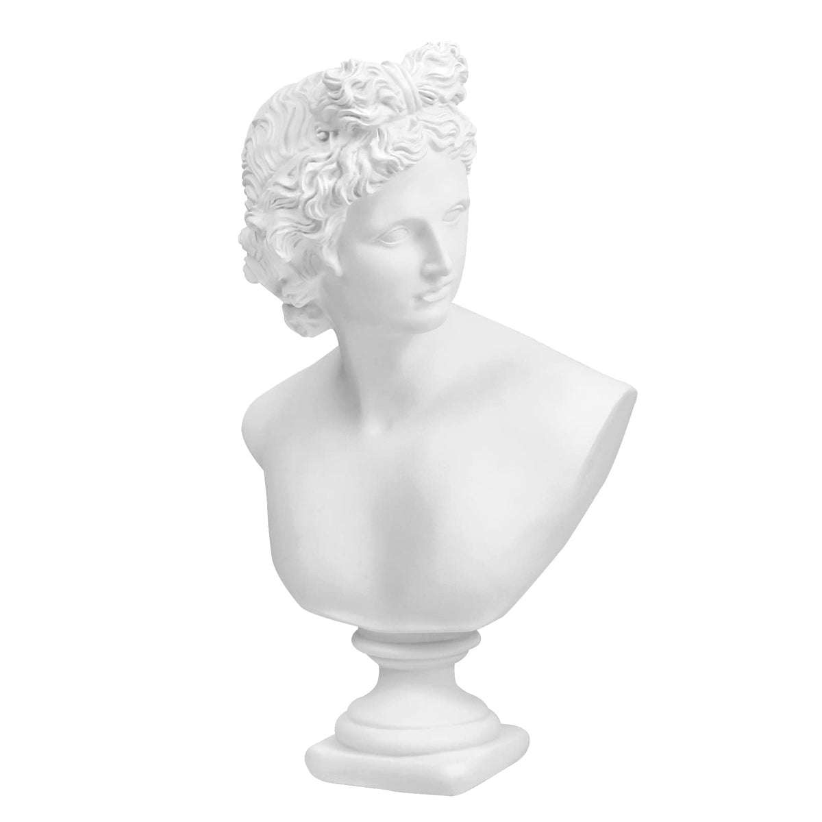 Norrclp 11in Greek Statue of David, Classic Roman Bust Greek Mythology Sculpture for Home Decor