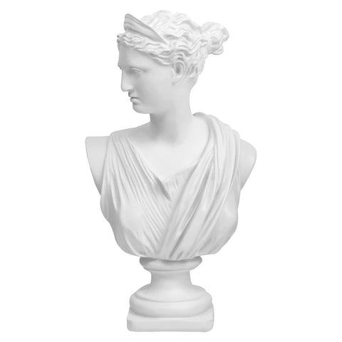 Norrclp 11in Greek Statue of David, Classic Roman Bust Greek Mythology Sculpture for Home Decor