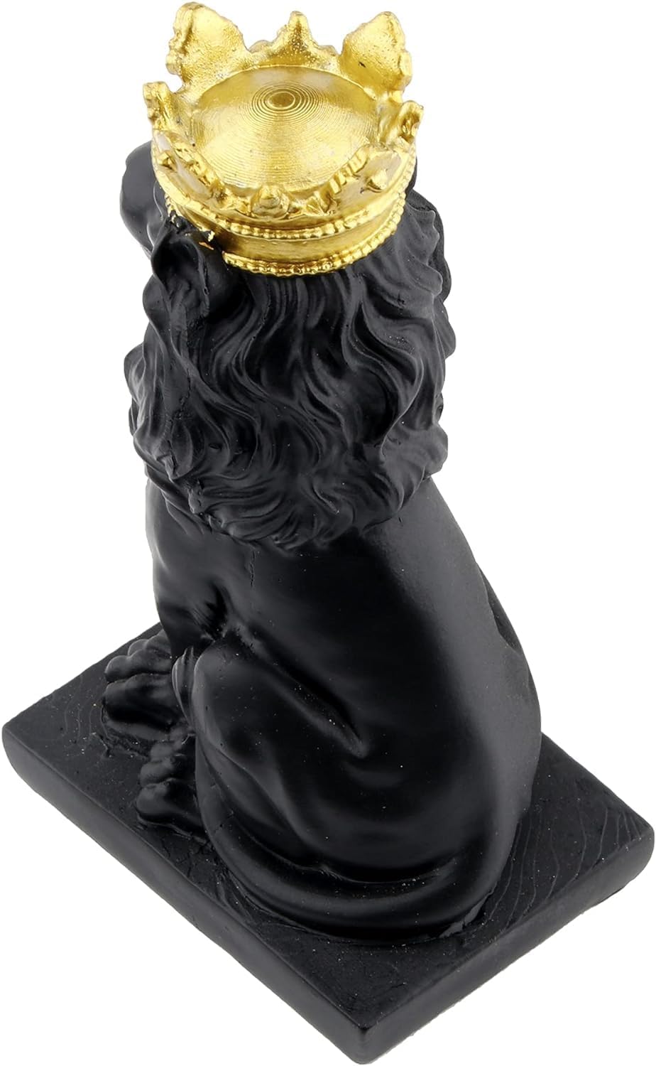 Golden Crown Lion King Statue Decor for Shelf Nordic Style Home and Study Decoration Royal King Lion Figurine Home Decorations