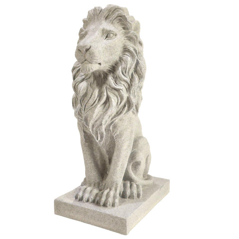 SIMON'S SHOP Lion Statues, Bronze Animal Sculptures for Mantel Table Shelf Decor, Lion Bookends for Home Office, 13'' Tall