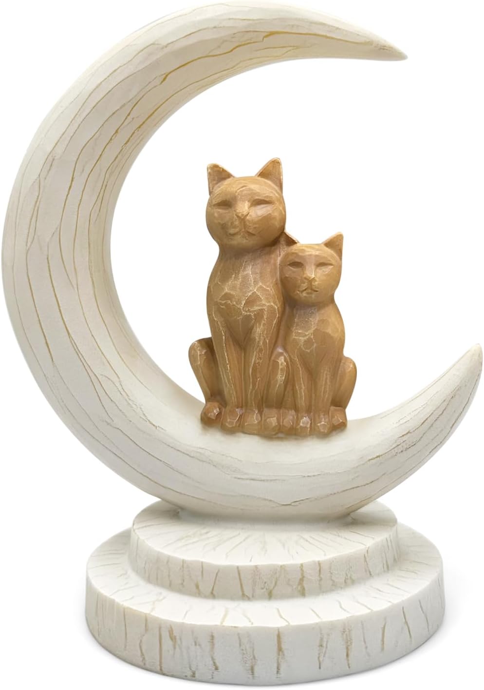 Book Lovers Gifts for Women- Cat Book Figurines with Bookmark Cat Lover Gifts Bookish Gifts Book Lovers Gifts Book Accessories Gifts for Book Lovers Cat Mom Gifts Sculpted Hand-Painted Resin Statues