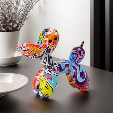 Resin Balloon Dog Sculpture - Balloon Dog Decor for Home Decoration | Balloon Dog Statue