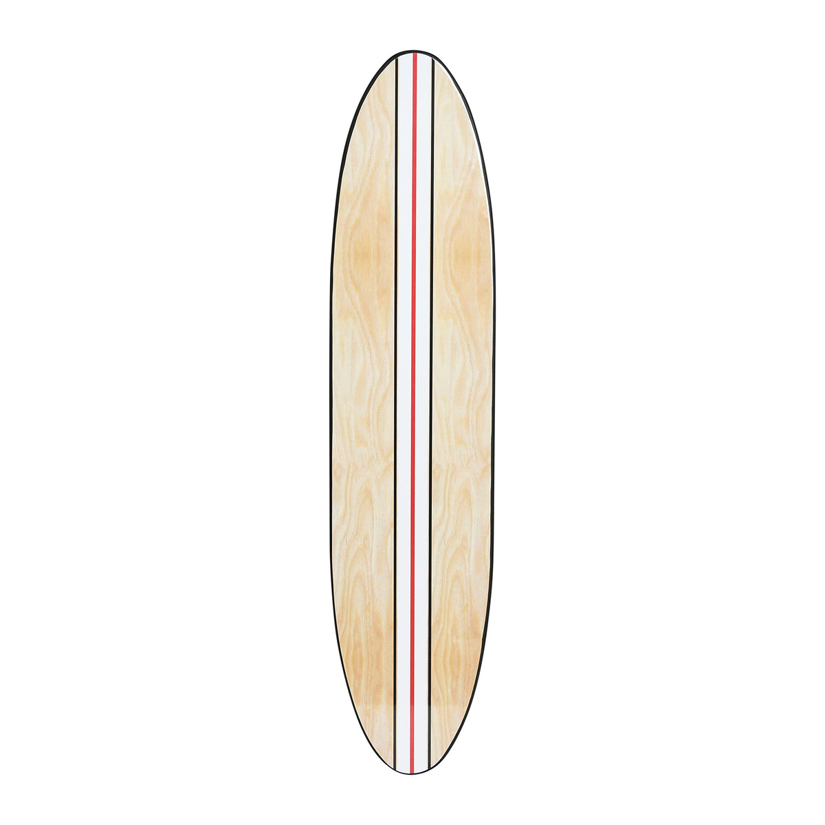 Creative Co-Op Surfboard Style Wood Wall Decor