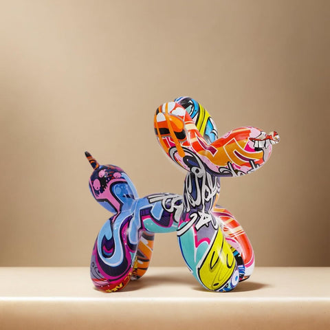 Resin Balloon Dog Sculpture - Balloon Dog Decor for Home Decoration | Balloon Dog Statue