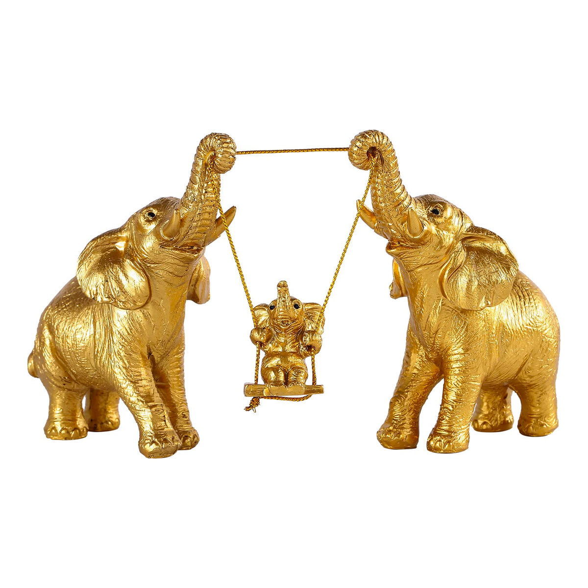 Elephant Statue For Home Decor.Elephant Gifts For Women,Mom.Elephant Decor For Living Room,Office,Shelf Decorations.Elephant Figurines Bring Good Luck,Love.Elephant Table Centerpiece Ornaments.