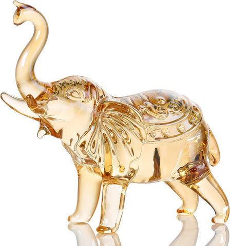 Cute Crystal Elephant Gifts for Women, Handmade White Elephant Gifts Ideas, Small Drunk Elephant Decor, Animals Figurine Collection for Home Decoration