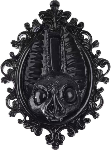 UITWMKTG Animal Head Wall Decor Black Gothic Wall Sculpture Home Decor Statue for Living Room Bedroom Halloween Decoration for Men Women Bat