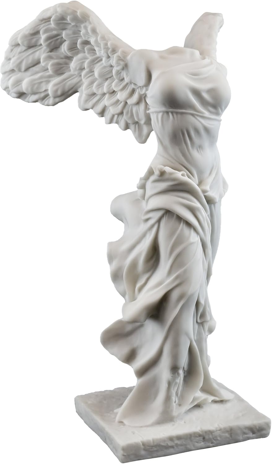 Top Collection 11-Inch Winged Victory of Samothrace Statue. Goddess Nike Sculpture from the Louvre. Premium Cold Cast Marble. Museum-Grade Masterpiece Replica.