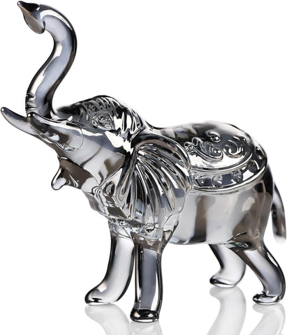 Cute Crystal Elephant Gifts for Women, Handmade White Elephant Gifts Ideas, Small Drunk Elephant Decor, Animals Figurine Collection for Home Decoration