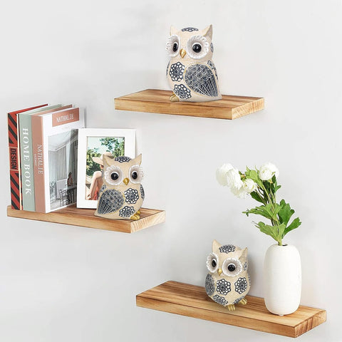 Owl Statue for Home Decor, White Owl Decor for Bookshelf Bedroom Office Display, Adorable Owl Gifts for Owl Lovers