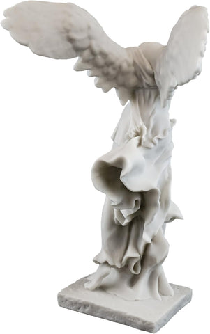 Top Collection 11-Inch Winged Victory of Samothrace Statue. Goddess Nike Sculpture from the Louvre. Premium Cold Cast Marble. Museum-Grade Masterpiece Replica.