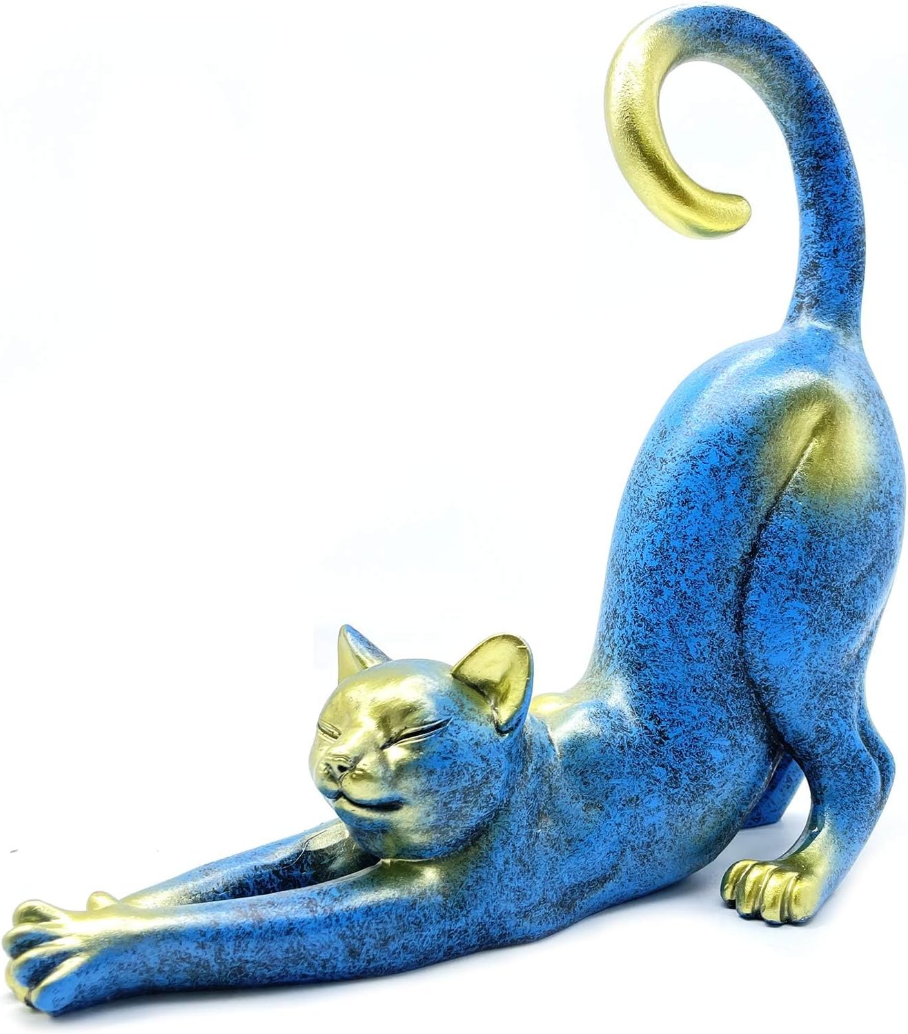 Cat Statue Figurine Sculpture - Gifts for Cat Lovers - Office & Home Decor