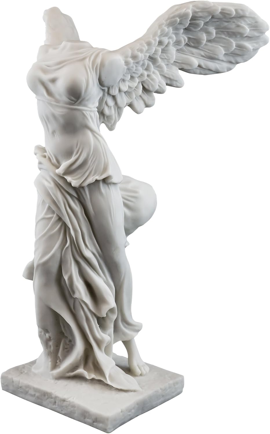 Top Collection 11-Inch Winged Victory of Samothrace Statue. Goddess Nike Sculpture from the Louvre. Premium Cold Cast Marble. Museum-Grade Masterpiece Replica.