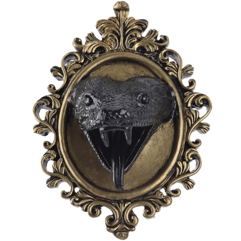 UITWMKTG Animal Head Wall Decor Black Gothic Wall Sculpture Home Decor Statue for Living Room Bedroom Halloween Decoration for Men Women Bat