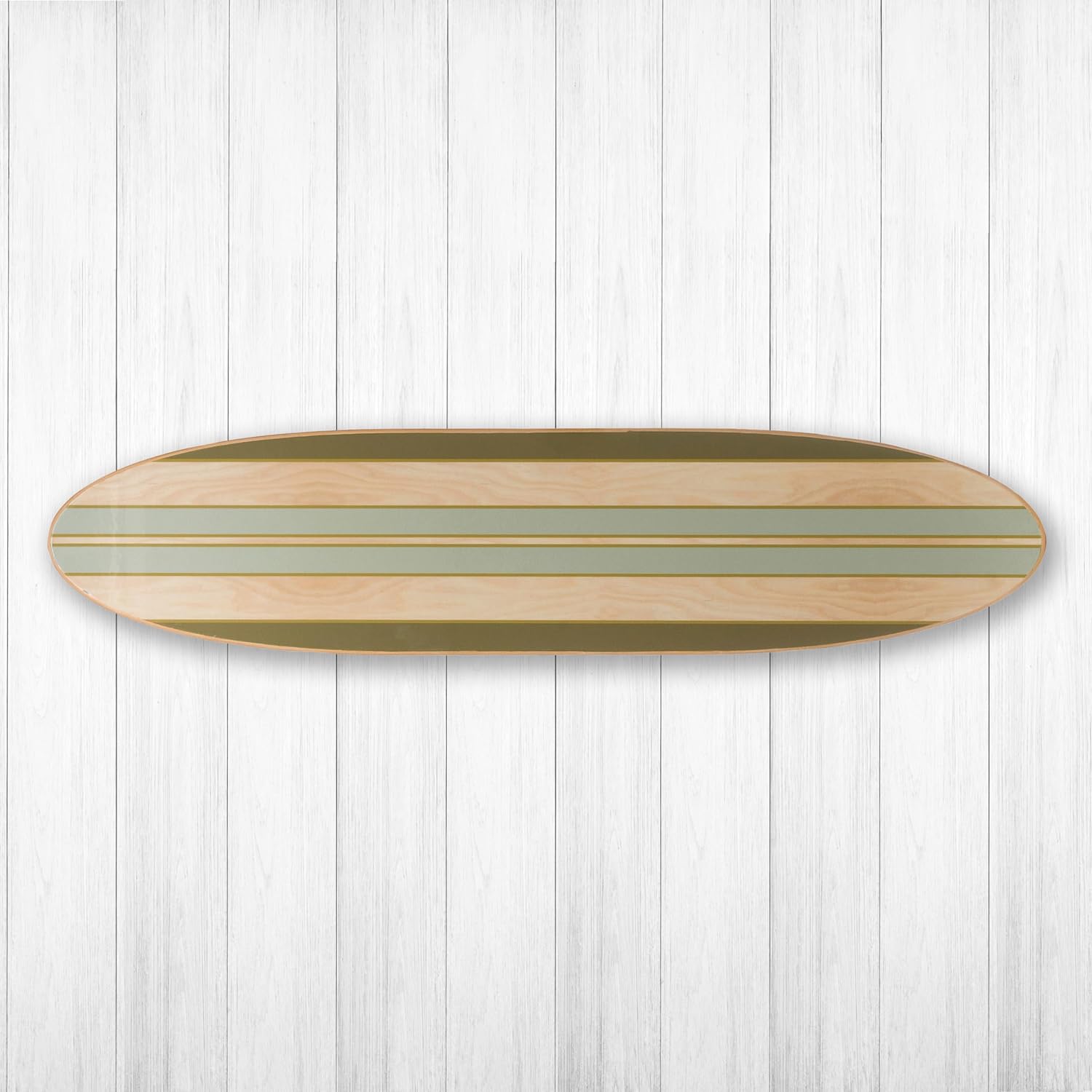 Creative Co-Op Surfboard Style Wood Wall Decor