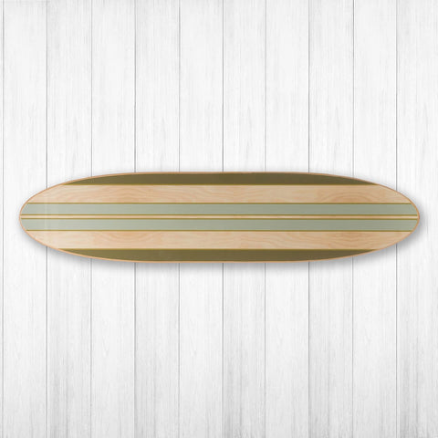 Creative Co-Op Surfboard Style Wood Wall Decor