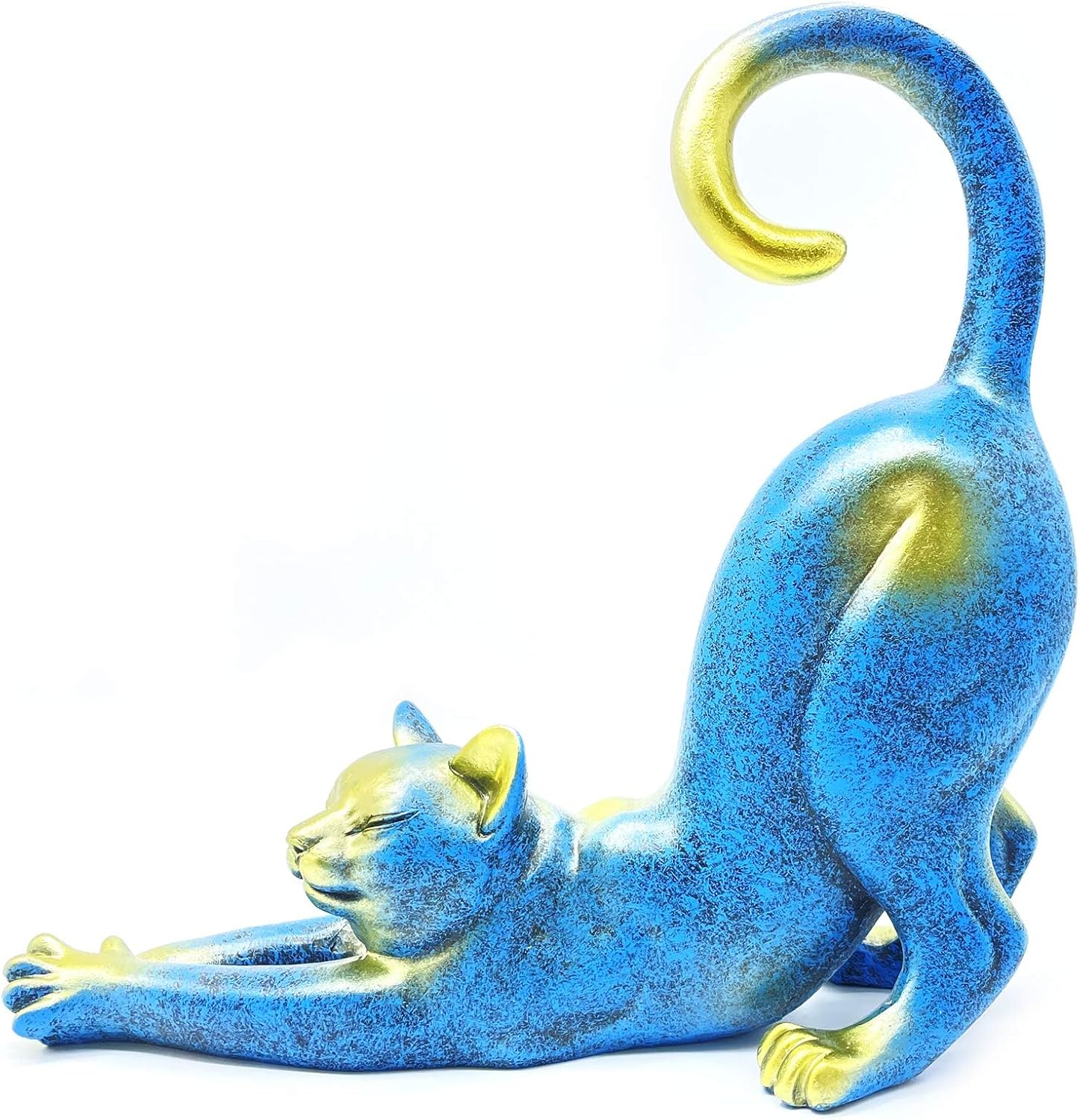 Cat Statue Figurine Sculpture - Gifts for Cat Lovers - Office & Home Decor