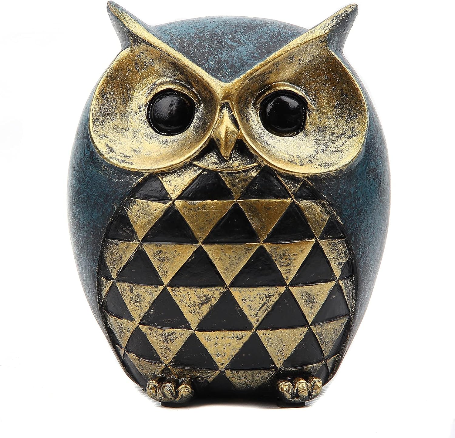 Leekung Owl Statue Home Decor,Owl Figurines for Bookshelf Bedroom Living Room Office TV Stand Decorations,Owl décor Animal Sculptures Gift for Birds Lovers