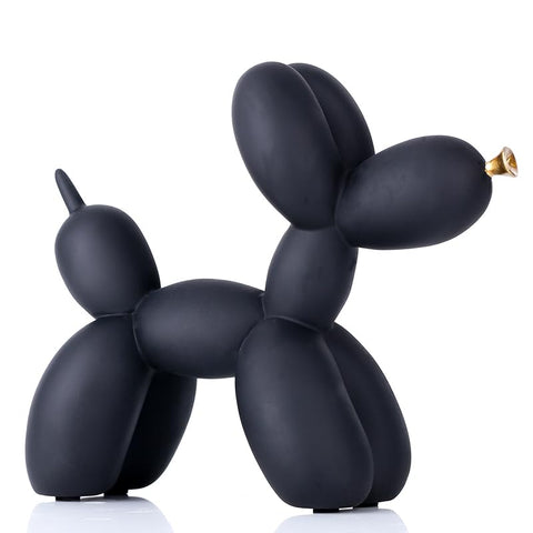 Creative Balloon Dog Sculpture Modern Home Decoration Trendy Animal Art Ornaments Collection Figurine Bedroom Living Room Office Desktop Resin Decors