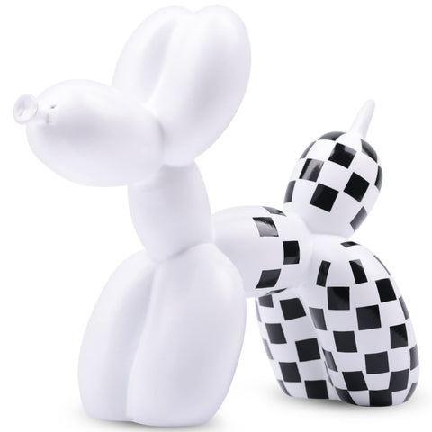 Creative Balloon Dog Sculpture Modern Home Decoration Trendy Animal Art Ornaments Collection Figurine Bedroom Living Room Office Desktop Resin Decors